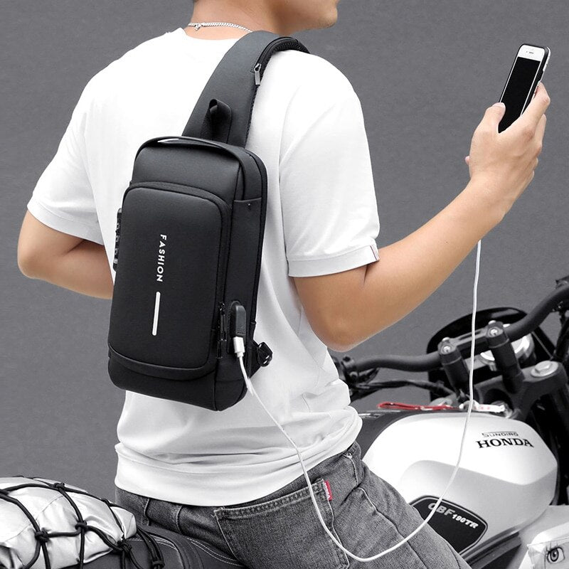 Mochila Antifurto com carregamento USB