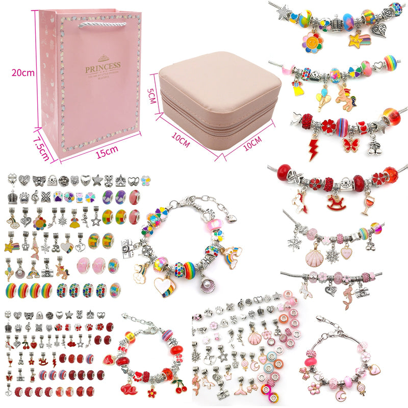 Kit Pulseira Infantil Berloque