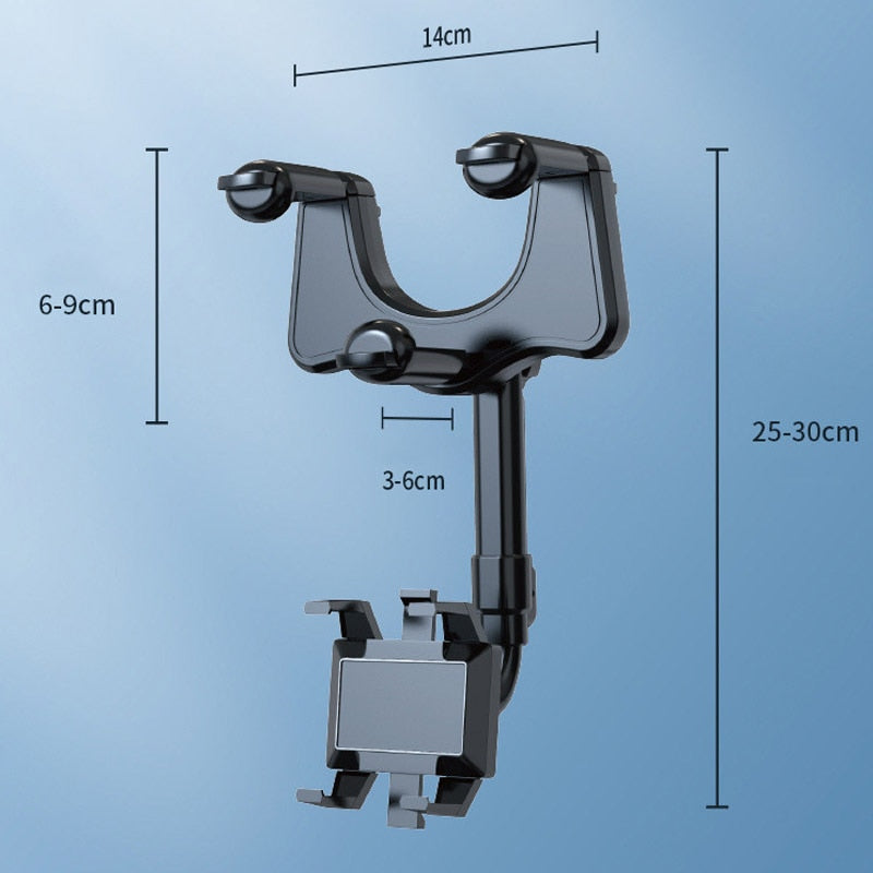 Suporte de Celular para Carro  - Giratório e Retrátil